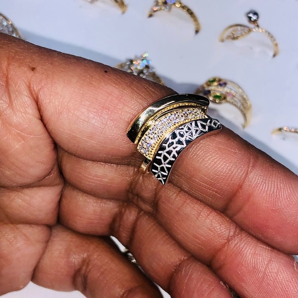 14k solid real gold Free Appraisal Turkish exclusive design custom made stunning - Picture 6 of 6